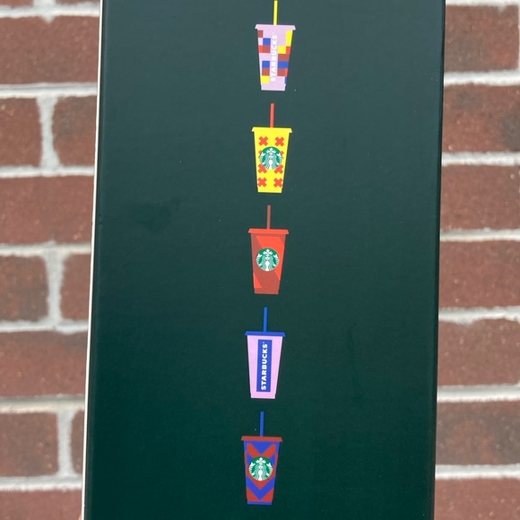 Starbucks Set of Abstract Cold Cups - Picture 3 of 4